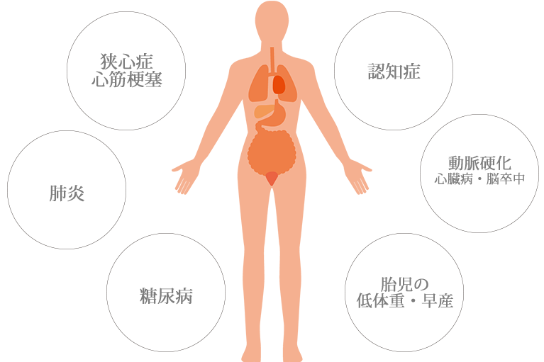 歯周病と全身の病気について